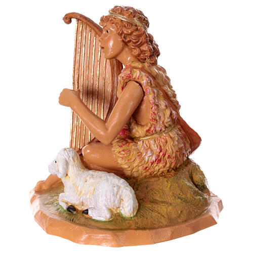 Faun z lirą, Fontanini szopka 19 cm, ręcznie malowany, pvc 2