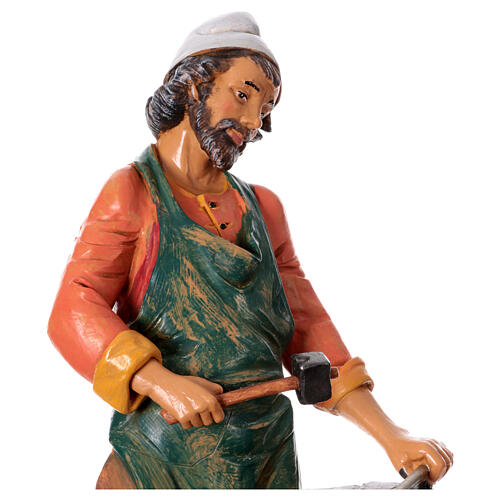 Kowal do szopki Fontanini 30 cm, ręcznie malowany, pvc 2
