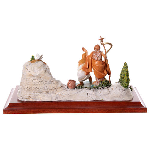 Escena Bautismo de Jesús Fontanini estatuas 12 cm belén pascual 6