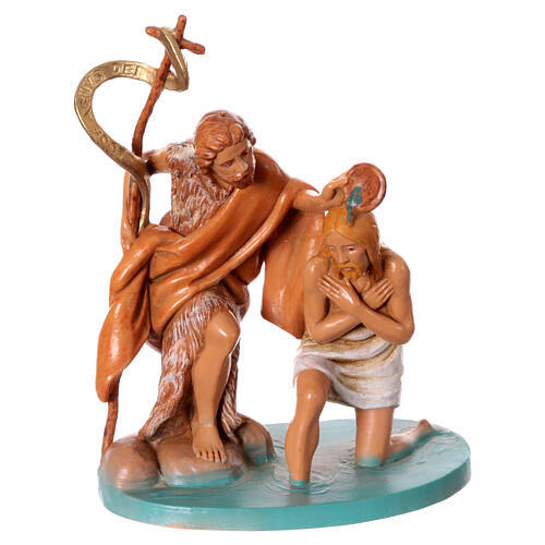 Scène Baptême de Jésus santons crèche de Pâques Fontanini 12 cm 4