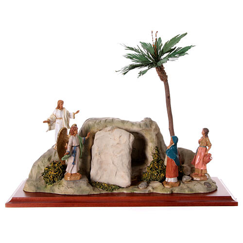 Scène Résurrection santons crèche de Pâques Fontanini 12 cm 1