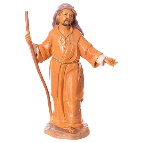 Saint Joseph cherche un logement santon crèche de Pâques Fontanini 12 cm 1