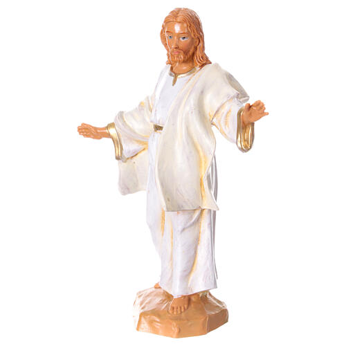 Auferstandener Christus, Figur für Osterkrippe, PVC, Fontanini, 12 cm 2