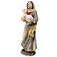 Shepherdess with lamb in her arms for 15 cm resin Nativity Scene s2