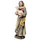 Pastorella agnello in braccio presepe 15 cm resina s2