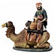 Camel with its driver for 11 cm resin Nativity Scene s1