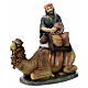 Camel with its driver for 11 cm resin Nativity Scene s2