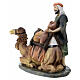 Camel with its driver for 11 cm resin Nativity Scene s4