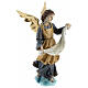 Angelo gloria presepe 11 cm resina dipinta s2
