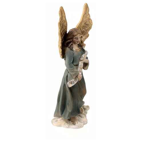 Gloria-Engel, Krippenfigur, für 8 cm Krippe, Resin bemalt 3