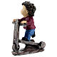Child on a kick scooter for 9 cm resin baby Nativity Scene s3