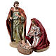 Complete resin Nativity Scene of 30 cm, hand-painted, set of 9 s2