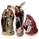 Complete resin Nativity Scene of 30 cm, hand-painted, set of 9 s3