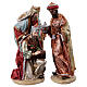 Complete resin nativity set with 9 hand-painted 30 cm s5