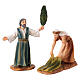 Entry into Jerusalem, set of 5 resin figurines for 10 cm Easter Creche s5