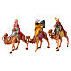 Set tres Reyes Magos en caballo belén 4 cm Fontanini s2
