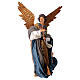 Resin angel in flight Winter Elegance fabric resin h 40 cm s3
