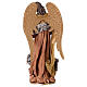 Winter Elegance Angel with fabric resin harp H 60 cm s7