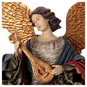 Angel in flight Celebration resin fabric h 40 cm