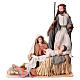 Nativity Holy Family statue Earth fabric resin nativity h 90 cm s1