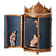 Tríptico Sagrada Familia Reyes Magos resina 30x50x25 cm s3