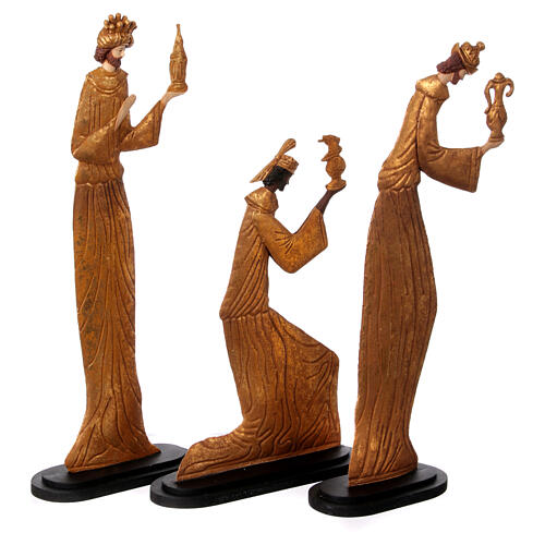 Heilige Drei Könige – Metall, Goldoptik, Modell Antique Splendor, Höhe 55 cm 8