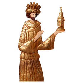 Three Kings statue gold metal Antique Splendor h 55 cm
