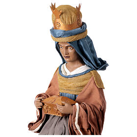 Winter Elegance Wise Men, resin and fabric, h 90 cm
