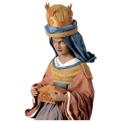 Winter Elegance Wise Men, resin and fabric, h 90 cm 2