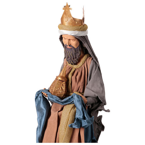 Winter Elegance Wise Men, resin and fabric, h 90 cm 4