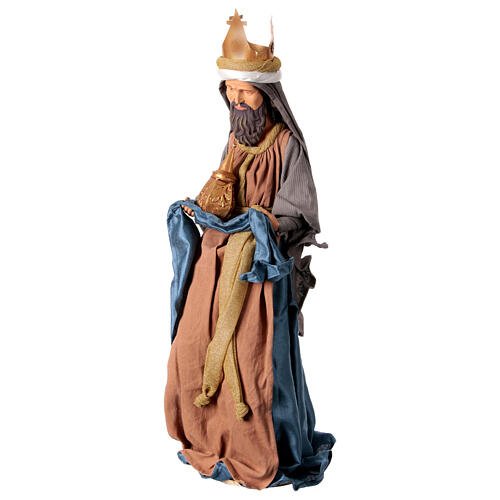 Winter Elegance Wise Men, resin and fabric, h 90 cm 5