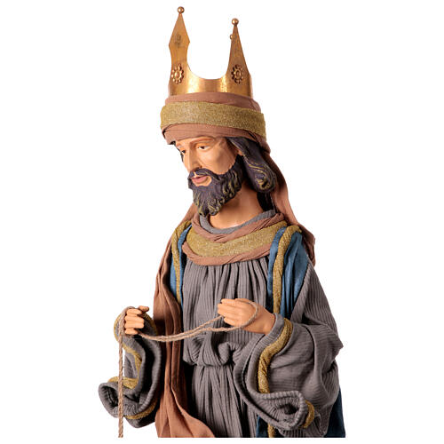 Winter Elegance Wise Men, resin and fabric, h 90 cm 6
