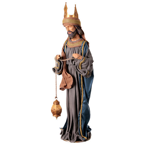 Winter Elegance Wise Men, resin and fabric, h 90 cm 7