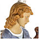 Engel stehend mit Harfe, passend für die 125 cm Krippe von Fontanini, aus Resin, für Außenbereich s14