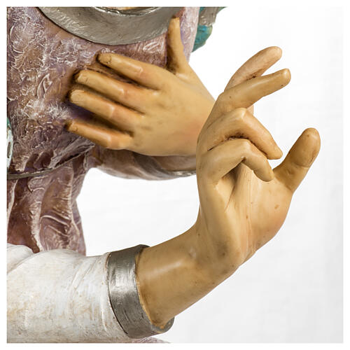 Kniender Engel aus Resin – 125 cm, für den Außenbereich, Fontanini 12