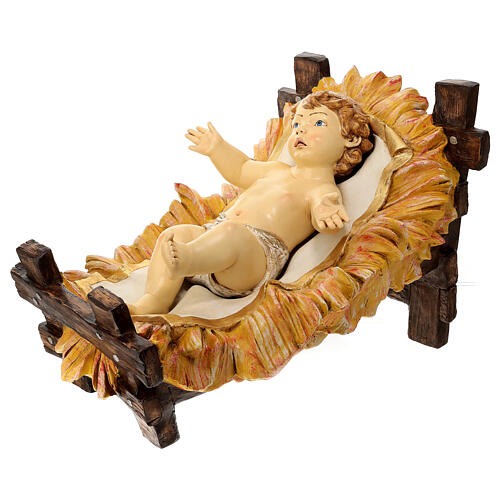 Natividad 3 piezas belén de resina Fontanini exterior 180 cm 24