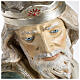 Heiliger König, stehend, Melchior, passend für die 180 cm Krippe von Fontanini, aus Resin, für Außenbereich s4