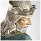 Heiliger König, stehend, Melchior, passend für die 180 cm Krippe von Fontanini, aus Resin, für Außenbereich s8