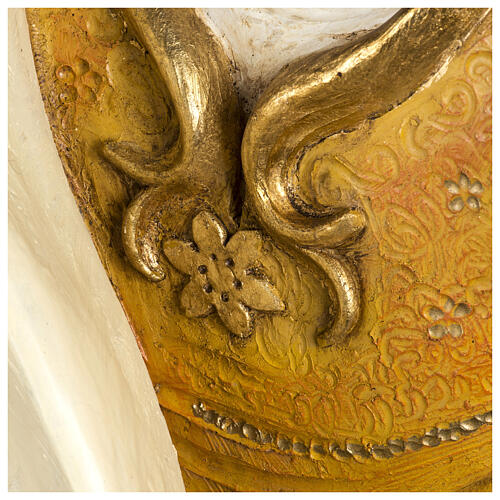 Heiliger König, kniend, Balthasar, passend für die 180 cm Krippe von Fontanini, aus Resin, für Außenbereich 14