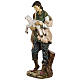 Hirte mit Schaf, passend für die 180 cm Krippe von Fontanini, aus Resin, für Außenbereich s6