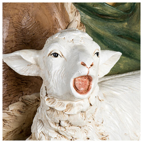 Pastor com ovelha Fontanini 180 cm presépio resina para exterior 13