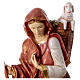 Pastora con cordero belén exterior de resina 180 cm Fontanini s4