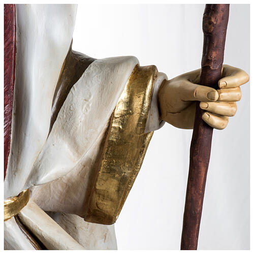 Josef stehend, passend für die 180 cm Krippe von Fontanini, aus Resin, für Außenbereich 9