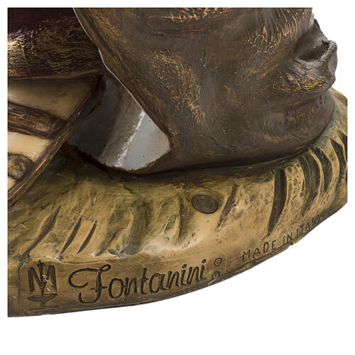 Josef stehend, passend für die 180 cm Krippe von Fontanini, aus Resin, für Außenbereich 16