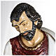 Josef stehend, passend für die 180 cm Krippe von Fontanini, aus Resin, für Außenbereich s3