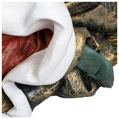 Maria kniend, passend für die 180 cm Krippe von Fontanini, aus Resin, für Außenbereich 12