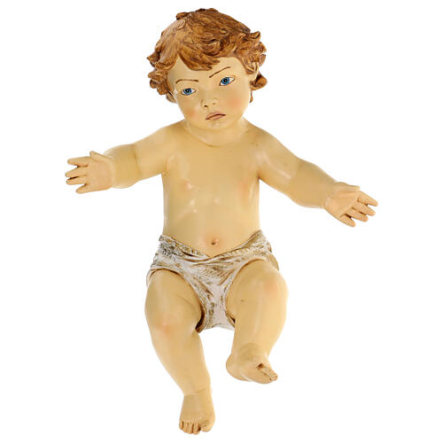 Bambin Gesù in resina per presepe esterno Fontanini 180 cm  2