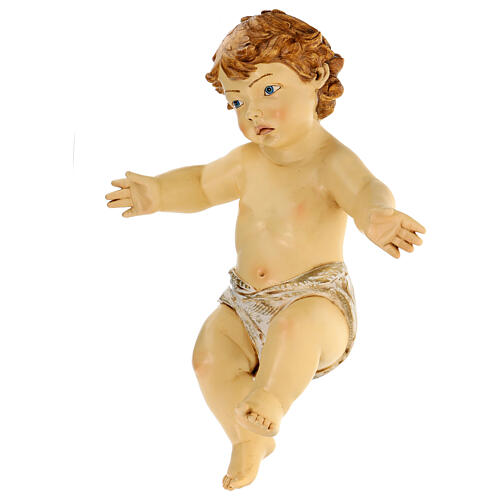 Bambin Gesù in resina per presepe esterno Fontanini 180 cm  9