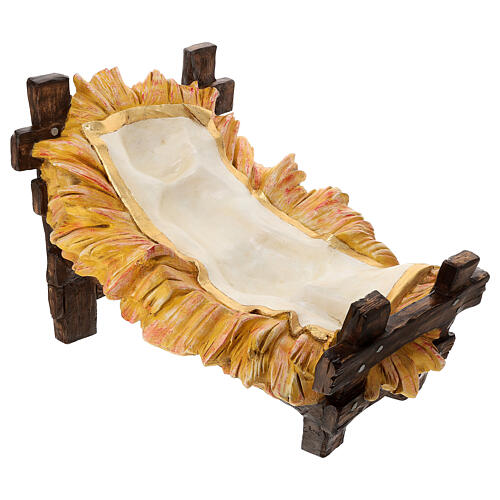 Wiege aus Resin, passend für die 180 cm Krippe von Fontanini, für Außenbereich 3
