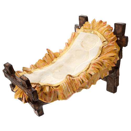 Wiege aus Resin, passend für die 180 cm Krippe von Fontanini, für Außenbereich 6